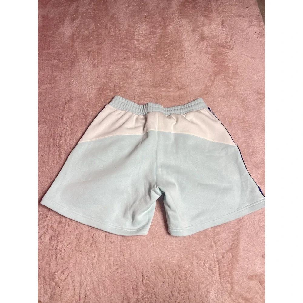 adidas Athletic Shorts‎ Men's Size M Light Blue White/Navy NWOT Bin 11